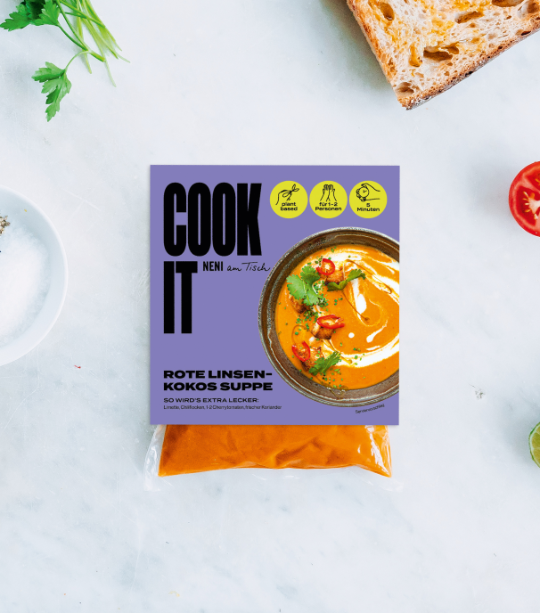 ROTE LINSEN-KOKOS SUPPE - Cook It